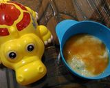 Foto langkah ke 3 dari resep Tim brokoli ayam saus tomat (mpasi 7bulan).