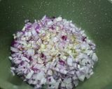 A picture of step 3 of Kisir (Turkish Salad).