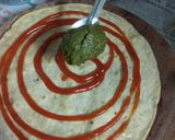 A picture of step 2 of Chilli Chataka Mayo Veggie Rolls.