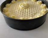 A picture of step 1 of Cheesecake with dates and nuts base.