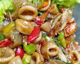 Foto langkah ke 5 dari resep Cumi petai pelangi.