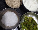 A picture of step 1 of Farali thepala.