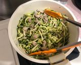 雞絞肉櫛瓜麵（佐義大利麵醬）的食譜步驟3照片