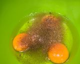 A picture of step 1 of Ejjeh - Lebanese style omelette.