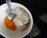 A picture of step 6 of Mango shrikhand.