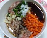 รูปขั้นตอนการทำที่ 1 ของ ขนมจีบไส้ไก่สับ