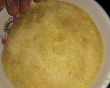 A picture of step 1 of Eba, Okro Soup & Stew.