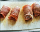 A picture of step 6 of Baked Trout Rolls with Eggplant and Cabbage Slaw.