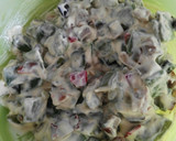Foto del paso 8 de la receta: Ensalada de judías verdes y berenjena con mahonesa de sriracha