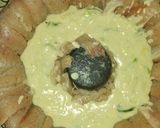 Foto del paso 11 de la receta: Budín de merluza relleno con crema de puerros al roquefort