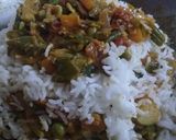 A picture of step 4 of Vegetable biryani.