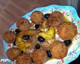 صورة لخطوة 8 من وصفة كروكات الخبز البايت 🥖🥖مع مرق 🍲لذيذ جدا