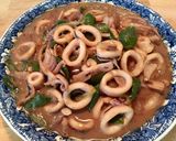 Foto langkah ke 3 dari resep Cumi Tauco Cabe Ijo.