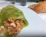 Foto del paso 4 de la receta: Fajita de col rellena de pollo