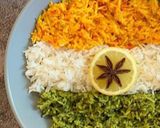 A picture of step 9 of Triranga pulao.