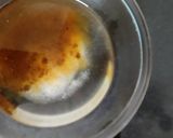 A picture of step 1 of Tiramisu with whipping cream.