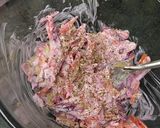A picture of step 7 of Paneer shawarma roll.