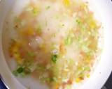 Egg drop veggies soup recipe step 2 photo