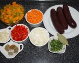 Foto del paso 1 de la receta: PUCHERO DE POROTOS HALLADOS CON PRIETAS (Morcillas)