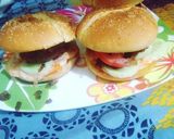 A picture of step 5 of Mutton kabab Burger.