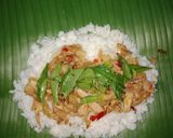 Foto langkah ke 5 dari resep Nasi Bakar Ayam Kemangi.