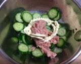 鮪魚小黃瓜沙拉的食譜步驟2照片