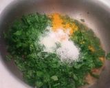 A picture of step 2 of Methi Besan sabji.