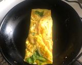 Foto del paso 4 de la receta: Omelette con espinaca y queso