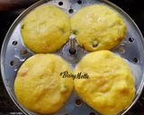 A picture of step 6 of Kanchipuram Idli.