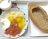 Foto del paso 1 de la receta Pan de pueblo relleno de salmón ahumado 