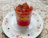 A picture of step 2 of Fruit punch with Gond Katira.