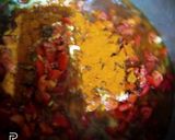 A picture of step 1 of Eid ki biryani.