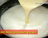 A picture of step 3 of Matka malai kulfi.
