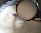 A picture of step 4 of Sütlaç (Türkish Rice pudding).