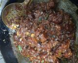 A picture of step 4 of Soya chilli.