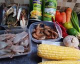 Foto langkah ke 1 dari resep Kepiting Mix Seafood Saus Rempah.