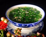 Hình bước làm 4 của món Canh cải bó xôi nấu thịt bằm