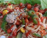 รูปขั้นตอนการทำที่ 5 ของ สปาเก็ตตี้พริกหวาน