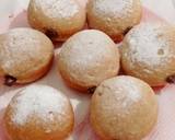 Cara Membuat Eggless Bomboloni Bunga Telang 5