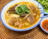 Hình bước làm 2 của món Bún gân bắp bò mắm ruốc