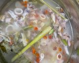 Foto langkah ke 4 dari resep Nasi liwet cumi pete magic com.