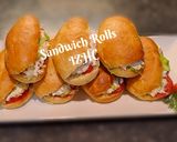 A picture of step 2 of 🍔Vegetable Mayo Sandwiches with Leftove Chicken🍔.