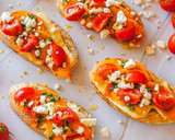 Foto del paso 4 de la receta: Tostadas de Feta o Halloumi y melocotón