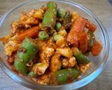A picture of step 4 of Mix veg pickle.