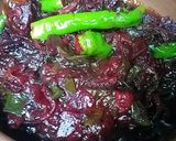 A picture of step 9 of Chuqandar ke Sabzi,.
