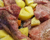 Foto del paso 4 de la receta: Conejo asado, patatas y sobrasada