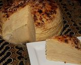 A picture of step 13 of Creme brûlée Crêpes Cake.