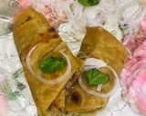 A picture of step 7 of Tikka boti roll.