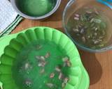 Puding agar 2 rasa isi kacang #homemadebylita langkah memasak 3 foto