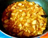 A picture of step 6 of Elephant Yam (Suran) cooked with Shrimps.